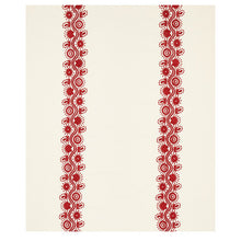 Load image into Gallery viewer, Schumacher Theodora Embroidery Fabric 80742 / Red