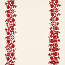 Load image into Gallery viewer, Schumacher Theodora Embroidery Fabric 80742 / Red