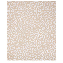 Load image into Gallery viewer, Schumacher Riley Embroidery Fabric 80792 / Ivory On Natural