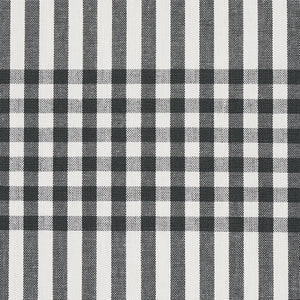 Schumacher Bergen Plaid Fabric 80800 / Slate