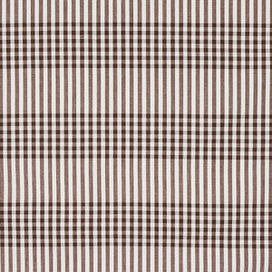 Schumacher Bergen Plaid Fabric 80801 / Brown