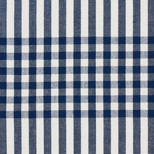 Load image into Gallery viewer, Schumacher Bergen Plaid Fabric 80802 / Navy