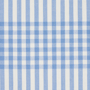 Schumacher Bergen Plaid Fabric 80803 / Sky