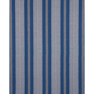 Schumacher Scoop Hand Woven Stripe Fabric 80810 / Neptune