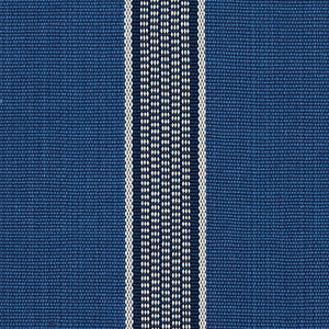 Schumacher Scoop Hand Woven Stripe Fabric 80810 / Neptune