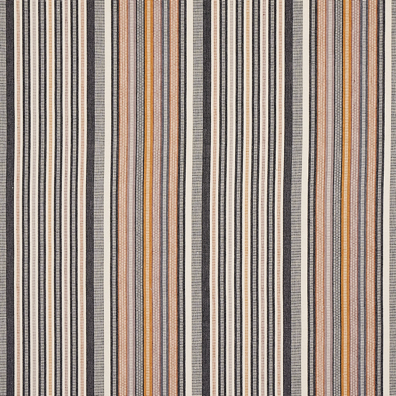 Schumacher Ripple Hand Woven Stripe Fabric 80820 / Rockpool