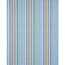 Load image into Gallery viewer, Schumacher Ripple Hand Woven Stripe Fabric 80821 / Surf