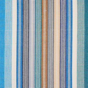Schumacher Ripple Hand Woven Stripe Fabric 80821 / Surf