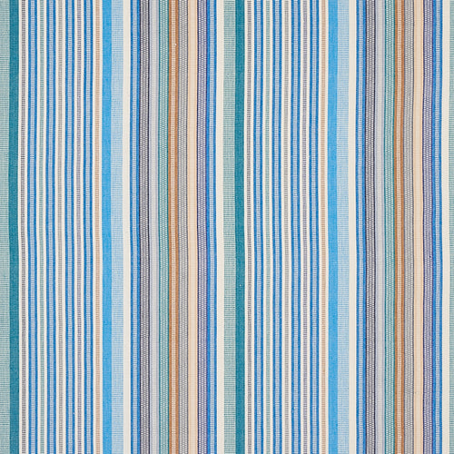 Schumacher Ripple Hand Woven Stripe Fabric 80821 / Surf