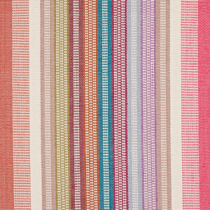 Schumacher Ripple Hand Woven Stripe Fabric 80823 / Macaroon