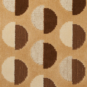 Schumacher Half Moon Velvet Fabric 80852 / Camel