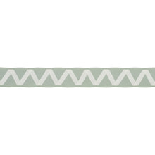 Load image into Gallery viewer, Schumacher Legere Applique Tape Trim 80872 / Ivory On Seaglass