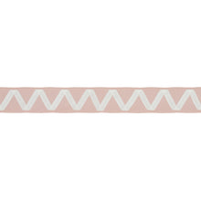 Load image into Gallery viewer, Schumacher Legere Applique Tape Trim 80874 / Ivory On Blush