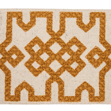 Load image into Gallery viewer, Schumacher Knotted Trellis Tape Trim 80882 / Ocher E On Unbleached
