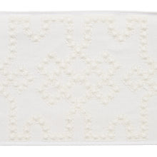 Load image into Gallery viewer, Schumacher Knotted Trellis Tape Trim 80884 / White On White