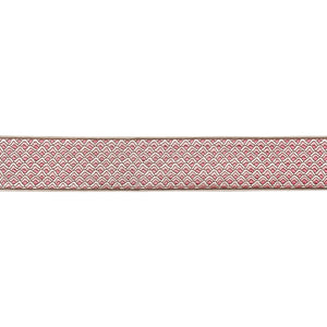 Schumacher Sunrise Embroidery Tape Trim 80891 / Pink