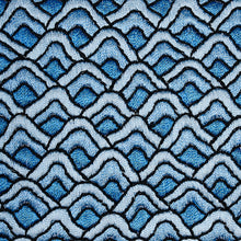 Load image into Gallery viewer, Schumacher Sunrise Embroidery Tape Trim 80893 / Blues