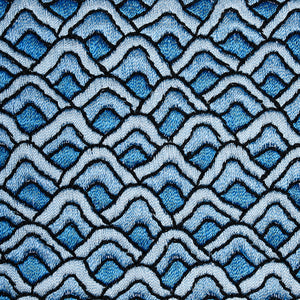 Schumacher Sunrise Embroidery Tape Trim 80893 / Blues