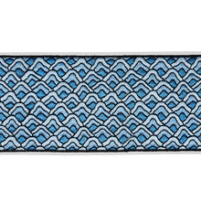 Load image into Gallery viewer, Schumacher Sunrise Embroidery Tape Trim 80893 / Blues