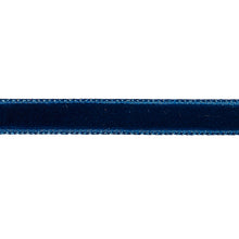 Load image into Gallery viewer, Schumacher Velvet Tape Narrow Trim 80924 / Saphire