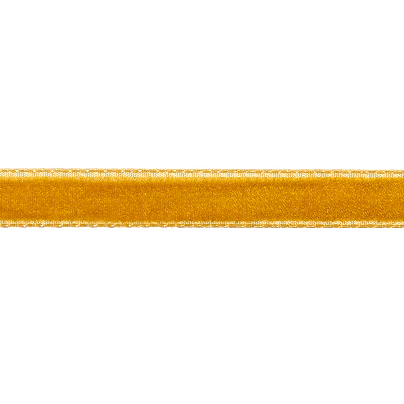 Schumacher Velvet Tape Narrow Trim 80926 / Gold