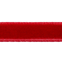 Load image into Gallery viewer, Schumacher Velvet Tape Narrow Trim 80927 / Crimson