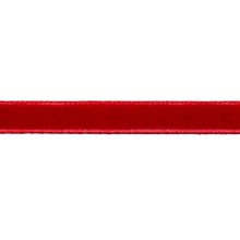 Load image into Gallery viewer, Schumacher Velvet Tape Narrow Trim 80927 / Crimson