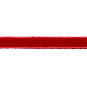 Schumacher Velvet Tape Narrow Trim 80927 / Crimson