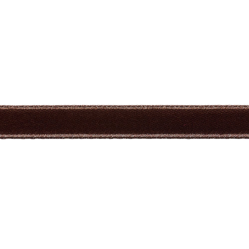 Schumacher Velvet Tape Narrow Trim 80929 / Truffle