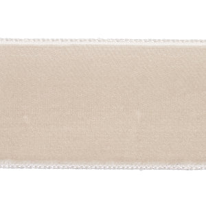 Schumacher Velvet Tape Trim Wide 80961 / Dove