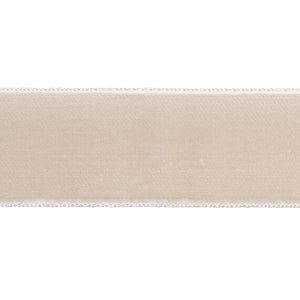 Schumacher Velvet Tape Trim Wide 80961 / Dove
