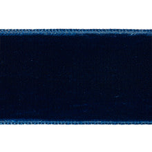 Load image into Gallery viewer, Schumacher Velvet Tape Trim Wide 80964 / Saphire