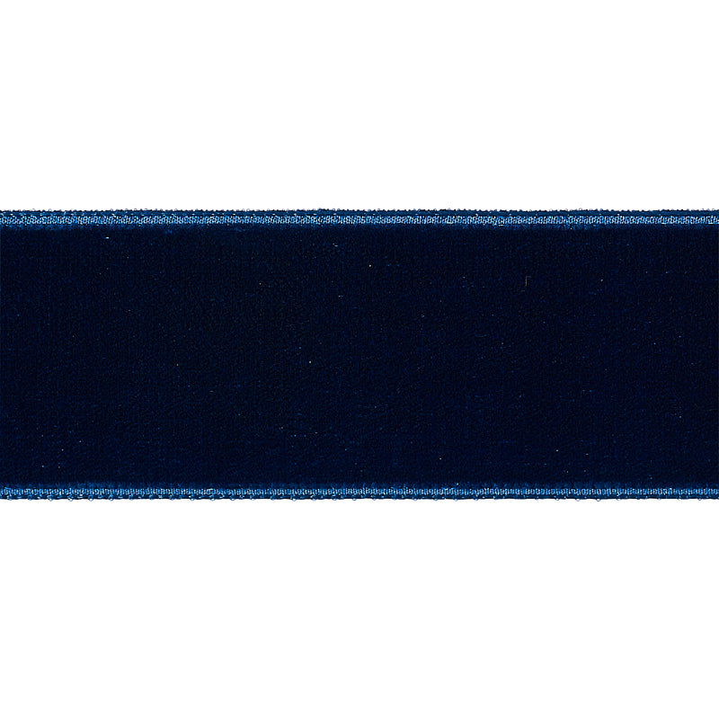 Schumacher Velvet Tape Trim Wide 80964 / Saphire