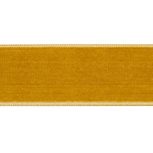 Load image into Gallery viewer, Schumacher Velvet Tape Trim Wide 80966 / Gold