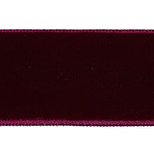 Load image into Gallery viewer, Schumacher Velvet Tape Trim Wide 80968 / Aubergine