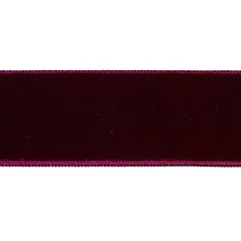 Load image into Gallery viewer, Schumacher Velvet Tape Trim Wide 80968 / Aubergine