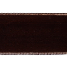 Load image into Gallery viewer, Schumacher Velvet Tape Trim Wide 80969 / Truffle