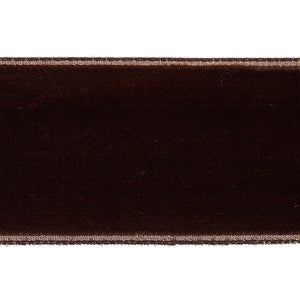 Schumacher Velvet Tape Trim Wide 80969 / Truffle
