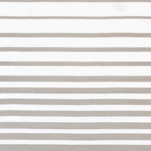 Load image into Gallery viewer, Schumacher Ribbon Appliqué Panel Fabric 81140 / Grey On Ivory