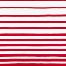 Load image into Gallery viewer, Schumacher Ribbon Appliqué Panel Fabric 81143 / Red On Ivory