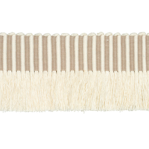 Schumacher Graphic Fringe Trim 81210 / Ivory