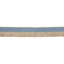 Load image into Gallery viewer, Schumacher Graphic Fringe Trim 81211 / Blue
