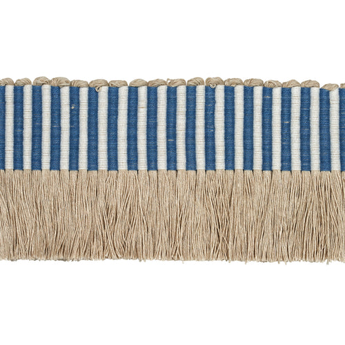 Schumacher Graphic Fringe Trim 81211 / Blue