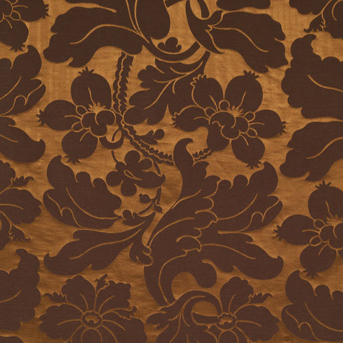 Schumacher Dandridge Damask Fabric 81461 / Apollo Bronze