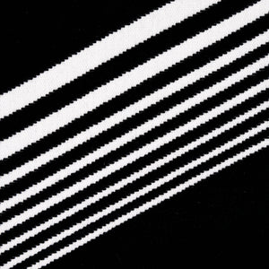 Schumacher Jessie Cut Velvet Fabric 81573 /  Black & White