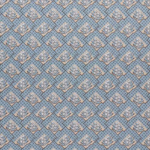 Schumacher Blair Silk Épinglé Fabric 81602 / Worcester Blue