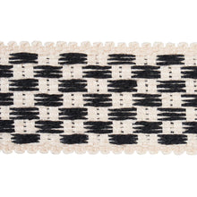 Load image into Gallery viewer, Schumacher Crawford Check Tape Medium Trim 81633 / Basalt