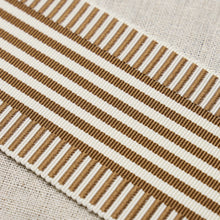 Load image into Gallery viewer, Schumacher Keket Stripe Tape Trim 81691 / Camel