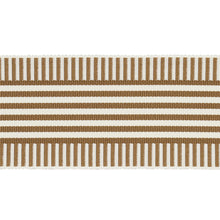 Load image into Gallery viewer, Schumacher Keket Stripe Tape Trim 81691 / Camel