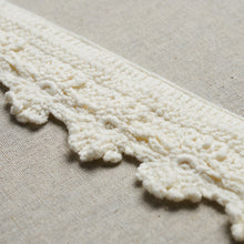 Load image into Gallery viewer, Schumacher Evelyne Crochet Trim 81700 / Ivory